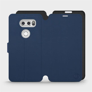 Hülle für LG V30 - Farbe Marine mit Schwarz