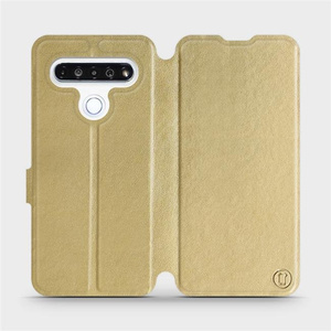 Hülle für LG K61 - Farbe Gold&Orange