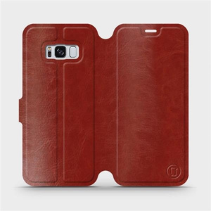 Hülle für Samsung Galaxy S8 - Farbe Brown&Orange
