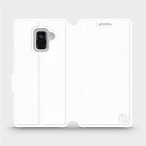 Hülle für Samsung Galaxy A8 2018 - Farbe White&Gray