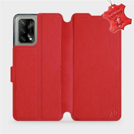 Hülle für OPPO A74 - Farbe Red Leather