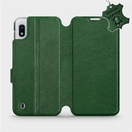 Hülle für Samsung Galaxy A10 - Farbe Green Leather