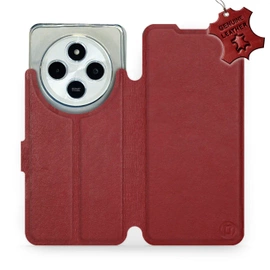 Hülle für Xiaomi POCO C75 - Farbe Dark Red Leather