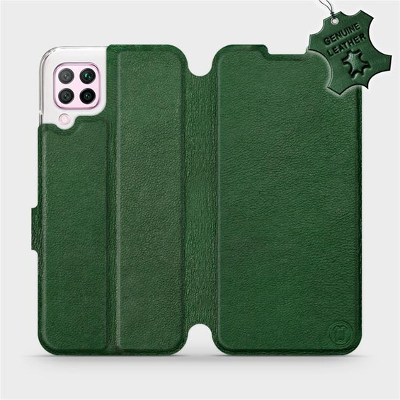 Hülle für Huawei P40 Lite - Farbe Green Leather