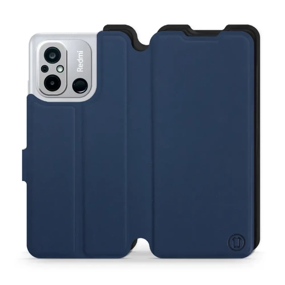 Hülle für Xiaomi Redmi 12C - Farbe Marine mit Schwarz