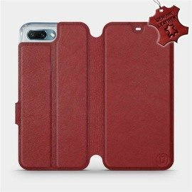 Hülle für Huawei Honor 10 - Farbe Dark Red Leather