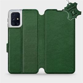 Hülle für Samsung Galaxy M31s - Farbe Green Leather