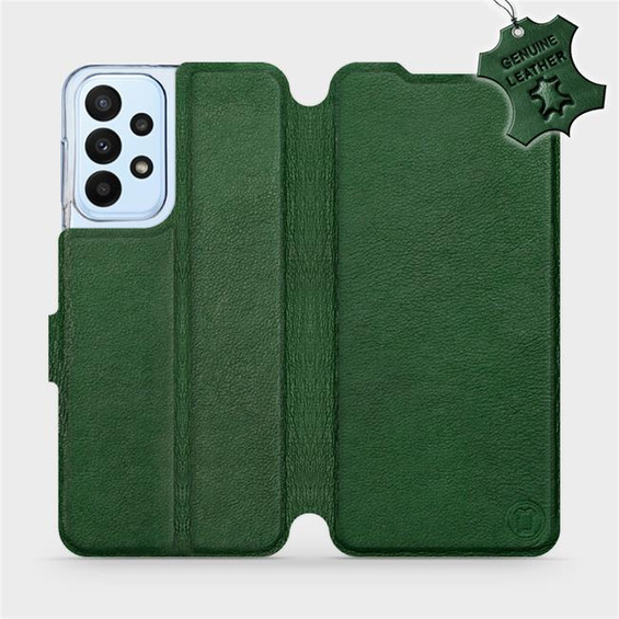 Hülle für Samsung Galaxy A23 - Farbe Green Leather