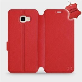 Hülle für Samsung Galaxy J4 Plus 2018 - Farbe Red Leather