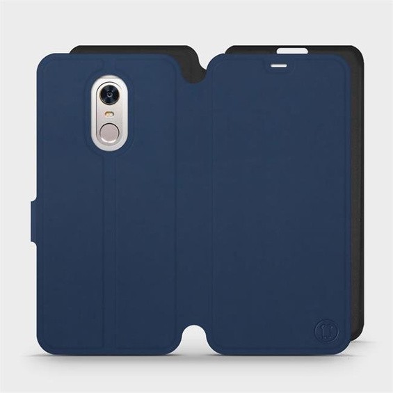 Hülle für Xiaomi Redmi 5 Plus - Farbe Marine mit Schwarz