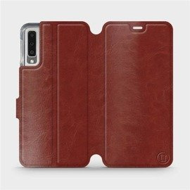 Hülle für Samsung Galaxy A7 2018 - Farbe Brown&Gray