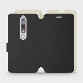 Hülle für Nokia 6.1 - Farbe Schwarz mit Platin