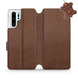 Hülle für Huawei P30 Pro - Farbe Brown Leather