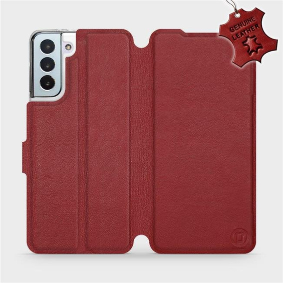 Hülle für Samsung Galaxy S21 Plus - Farbe Dark Red Leather