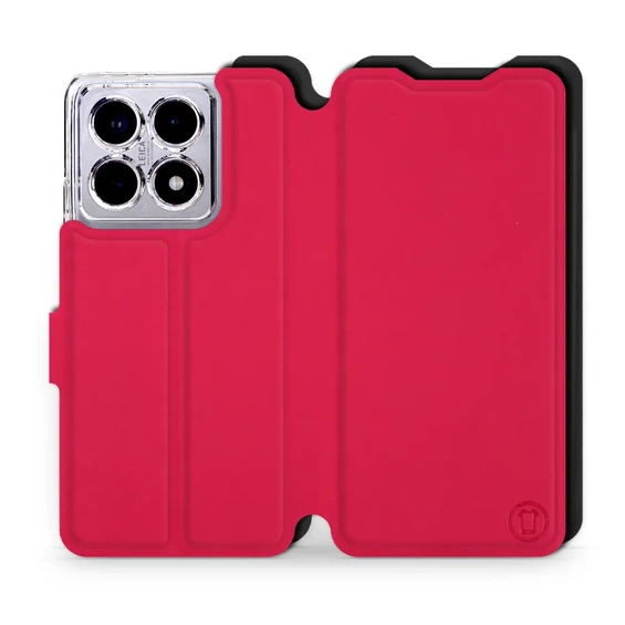 Hülle für Xiaomi 14T Pro - Farbe Rot mit Schwarz