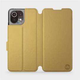 Hülle für Xiaomi 11 Lite 5G NE - Farbe Gold&Orange