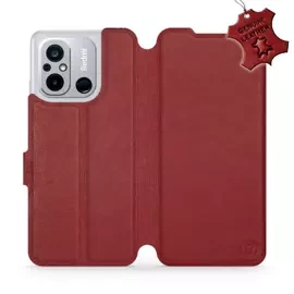 Hülle für Xiaomi Redmi 12C - Farbe Dark Red Leather