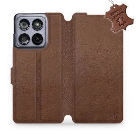 Hülle für Motorola Edge 60 Fusion - Farbe Brown Leather