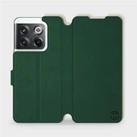 Hülle für OnePlus 10T - Farbe Grün mit Platin