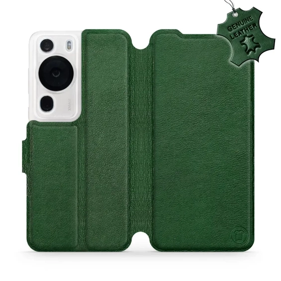 Hülle für Huawei P60 Pro - Farbe Green Leather