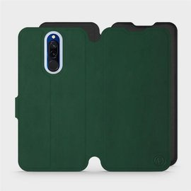 Hülle für Xiaomi Redmi 8 - Farbe Grün mit Schwarz