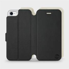 Hülle für Apple iPhone SE 2020 - Farbe Schwarz mit Platin