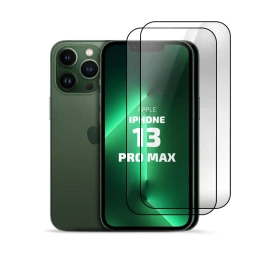 2er Set Panzerglas Clear für Apple iPhone 13 Pro Max