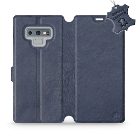 Hülle für Samsung Galaxy Note 9 - Farbe Blue Leather