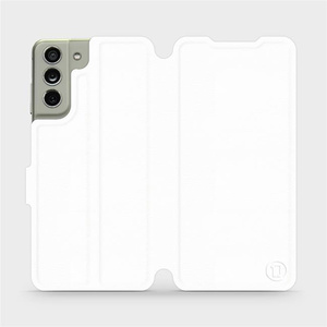 Hülle für Samsung Galaxy S21 FE - Farbe White&Orange