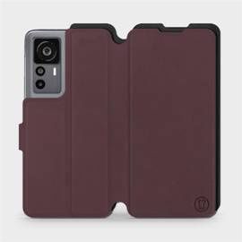 Hülle für Xiaomi 12T - Farbe Burgund mit Schwarz
