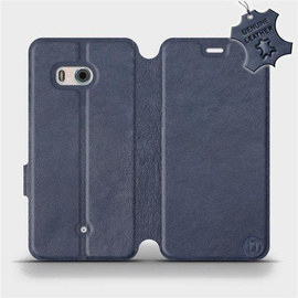 Hülle für HTC U11 - Farbe Blue Leather