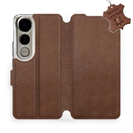 Hülle für Vivo V50 Lite - Farbe Brown Leather