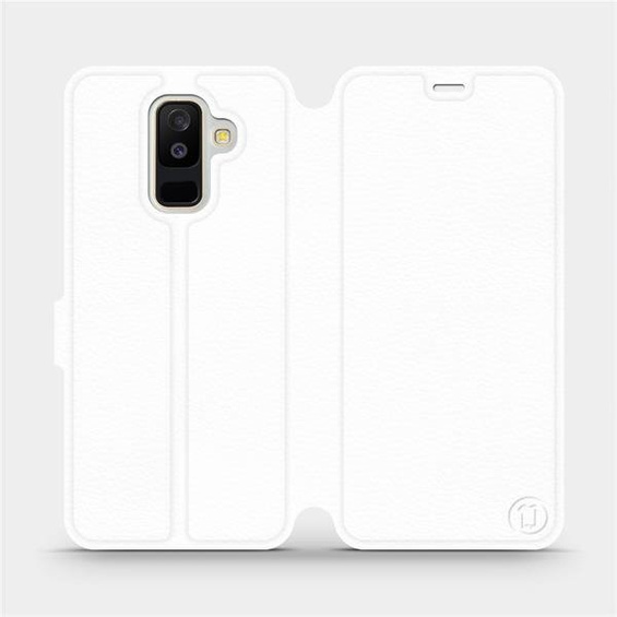 Hülle für Samsung Galaxy A6 Plus 2018 - Farbe White&Orange