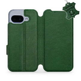 Hülle für Google Pixel 9A - Farbe Green Leather