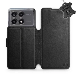 Hülle für Xiaomi POCO X6 Pro - Farbe Black Leather