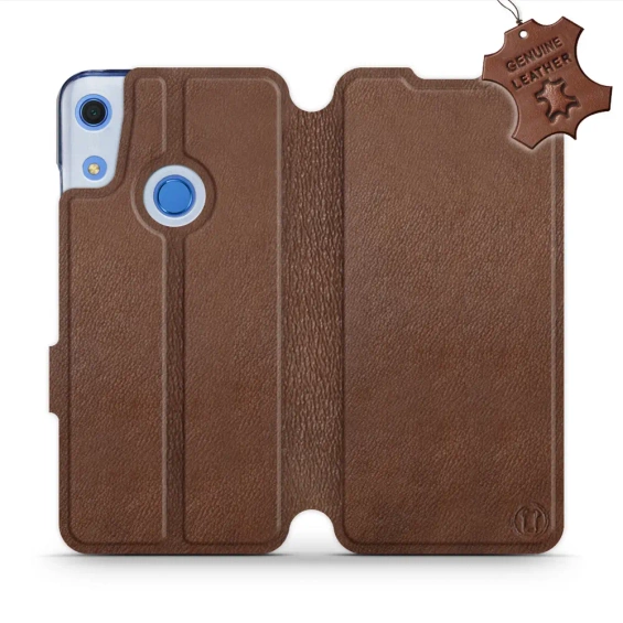 Hülle für Huawei Y6S - Farbe Brown Leather