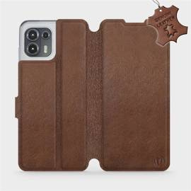 Hülle für Motorola Edge 20 Lite - Farbe Brown Leather