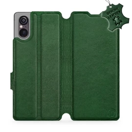 Hülle für Sony Xperia 5 V - Farbe Green Leather