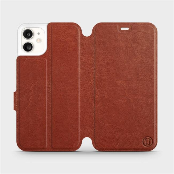 Hülle für Apple iPhone 11 - Farbe Brown&Orange