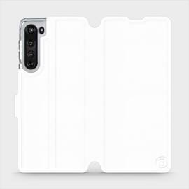 Hülle für Motorola Edge - Farbe White&Gray