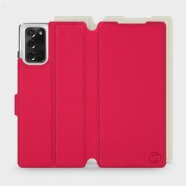 Hülle für Samsung Galaxy Note 20 - Farbe Rot mit Platin