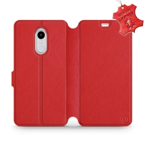 Hülle für Xiaomi Redmi Note 4X - Farbe Red Leather