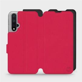 Hülle für Huawei Honor 20 - Farbe Rot mit Schwarz