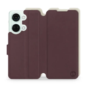 Hülle für OnePlus Nord 3 5G - Farbe Burgund mit Platin