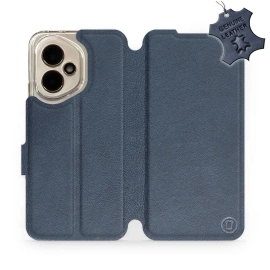 Hülle für Huawei Honor 400 - Farbe Blue Leather