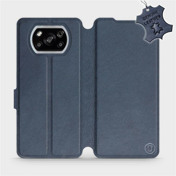 Hülle für Xiaomi POCO X3 NFC - Farbe Blue Leather