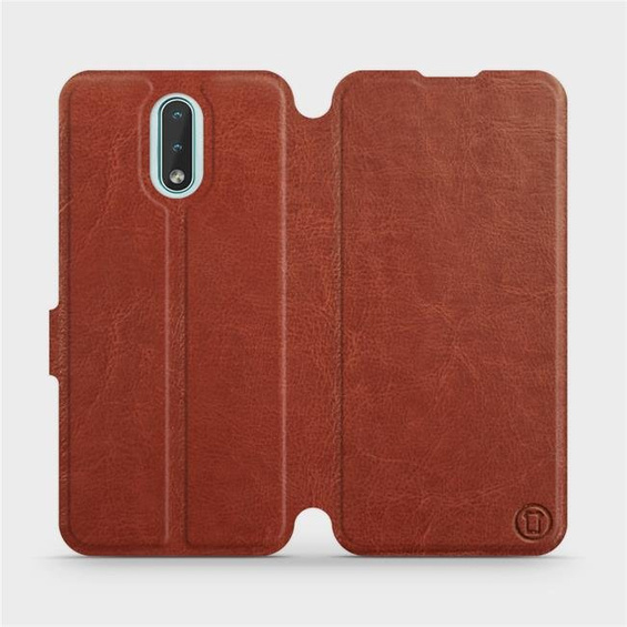 Hülle für Nokia 2.3 - Farbe Brown&Orange