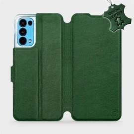 Hülle für OPPO RENO 5 5G - Farbe Green Leather