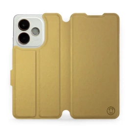 Hülle für OPPO A5 Pro 5G - Farbe Gold&Orange