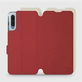 Hülle für Huawei P Smart Pro - Farbe Dunkelrot mit Platin